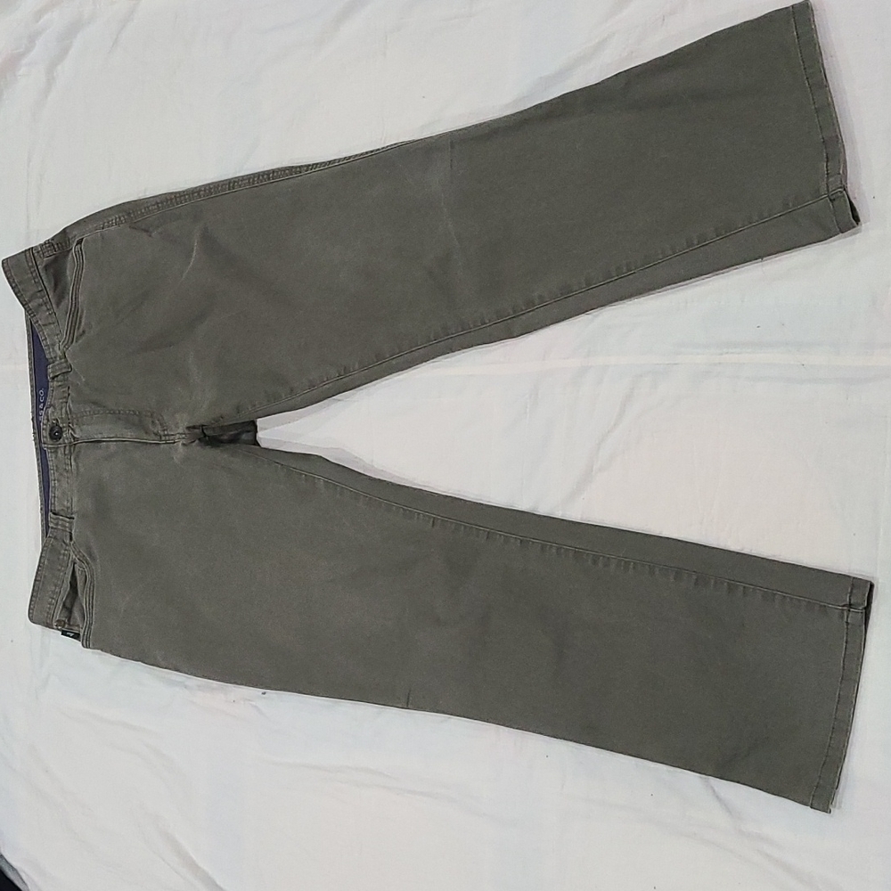 G.H. Bass mens pants Olive Green 36x32